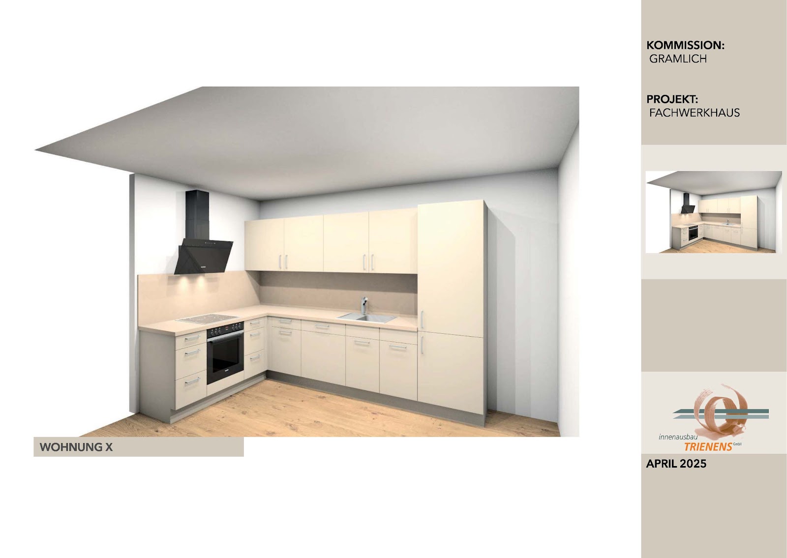 Wohnung 3 - 19a Küchenplanung