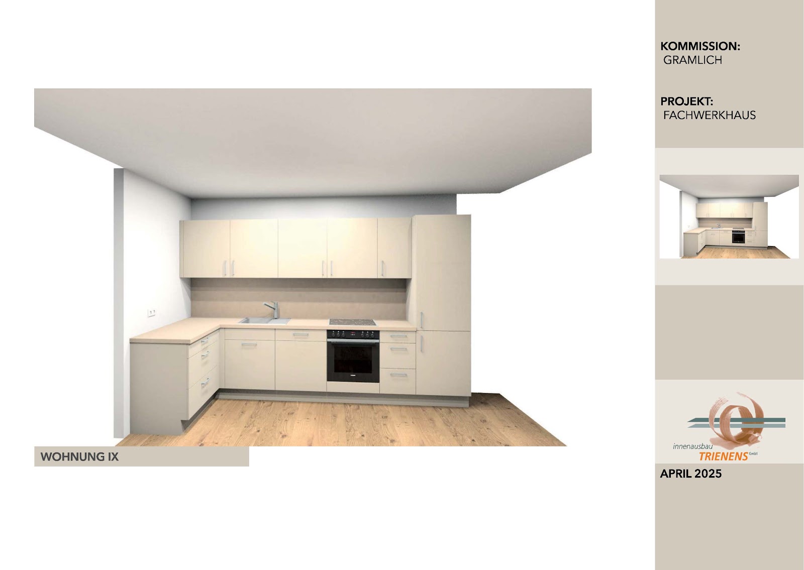 Wohnung 4 - 07a Küchenplanung