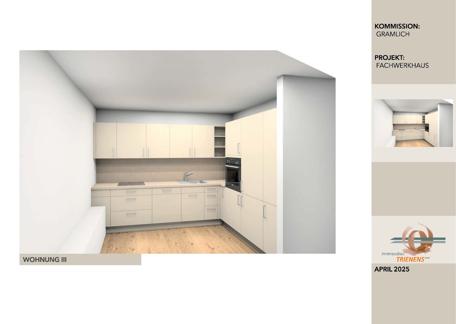 Wohnung 1 - 10a Küchenplanung