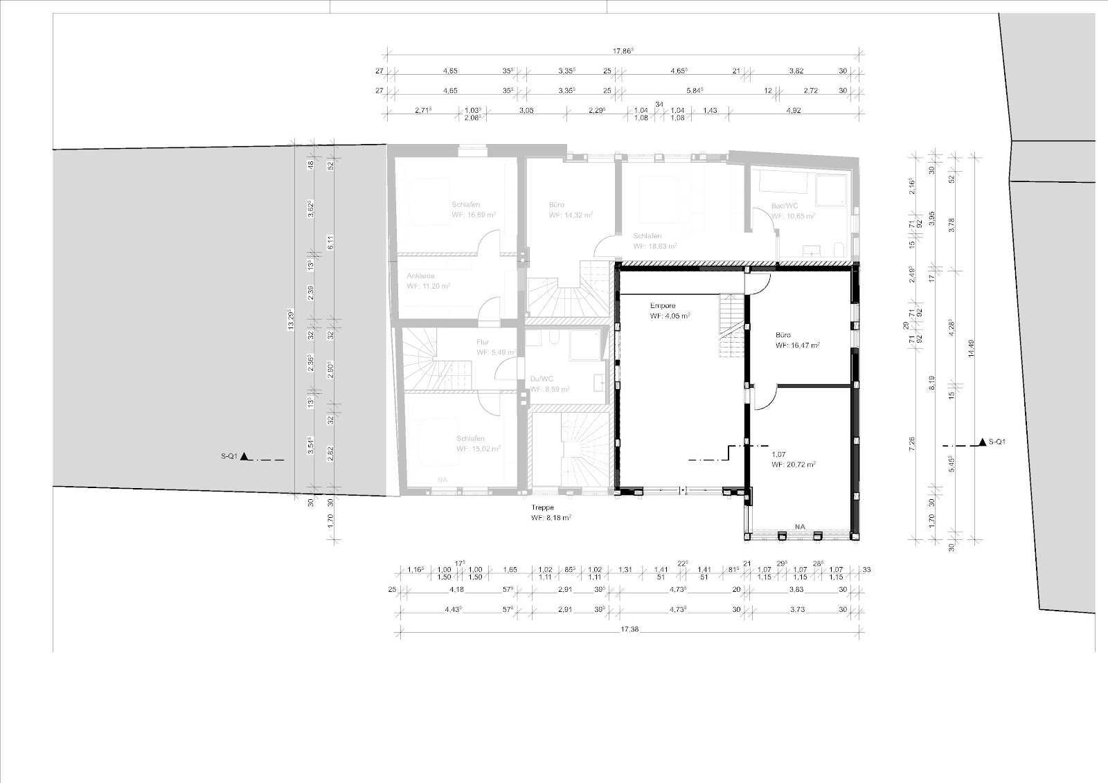 Grundriss Gewerbe OG