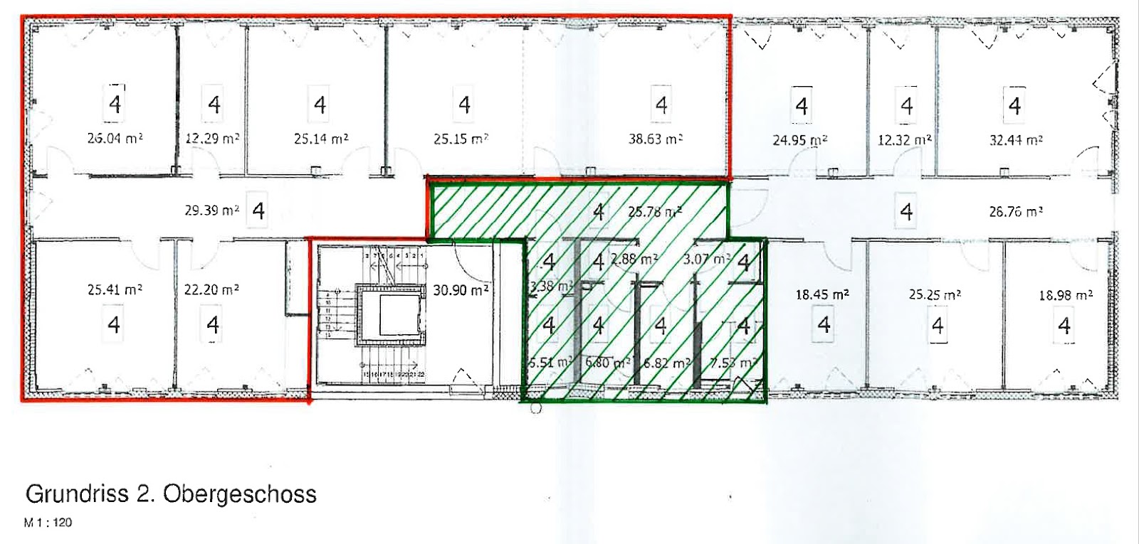 Grundriss 2. OG links